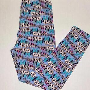 Disney Minnie Mouse Leggings by lularoe  Tall And Curvy Size 10 to 20 NEW
